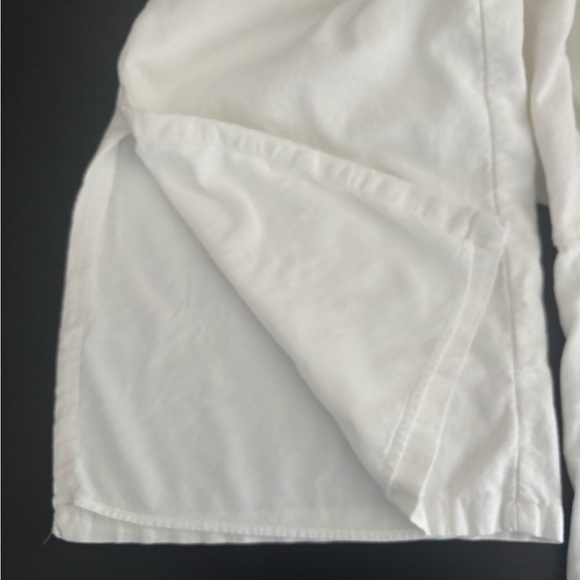 Abercrombie and Fitch Wide Slit Leg Resort Lined White Pants Size Medium - Picture 3 of 9
